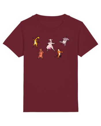 Animale Dansatoare Burgundy