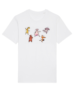Animale Dansatoare Tricou mânecă scurtă Unisex Rocker