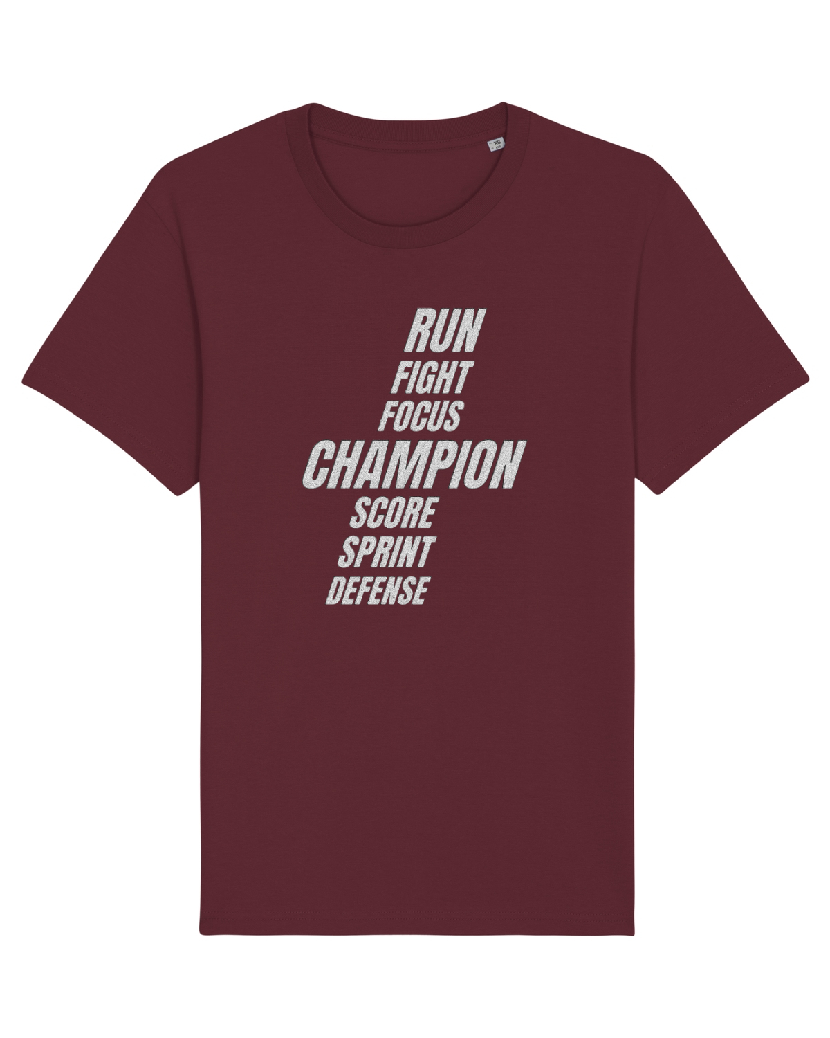 Tricou mânecă scurtă Unisex Rocker Burgundy