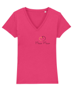 Kitty Love Christmas Candle Tricou mânecă scurtă guler V Damă Evoker