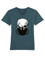 Craniu cu masca Tricou mânecă scurtă guler V Bărbat Presenter