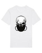 Craniu cu masca Tricou mânecă scurtă Unisex Rocker