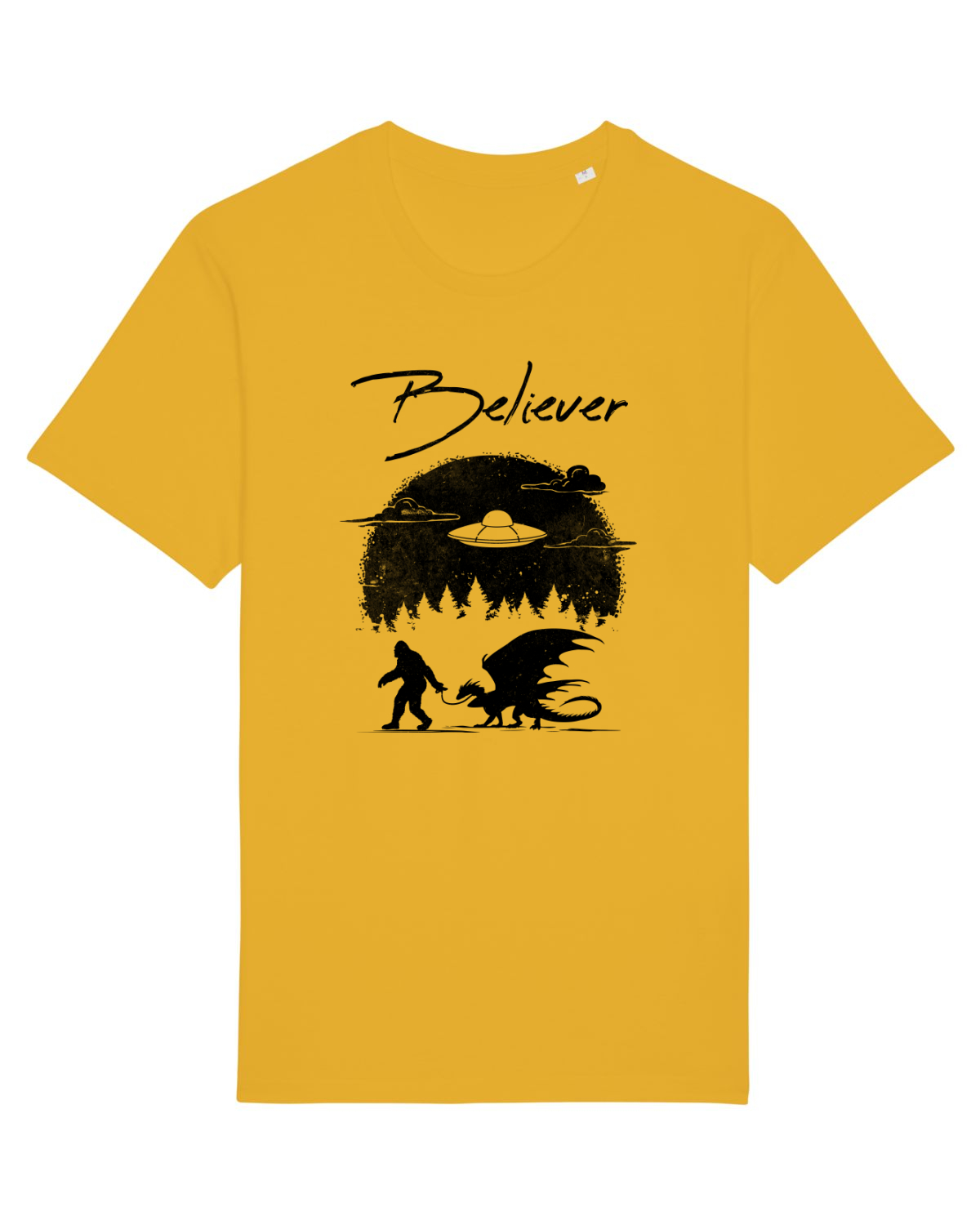 Tricou mânecă scurtă Unisex Rocker Spectra Yellow