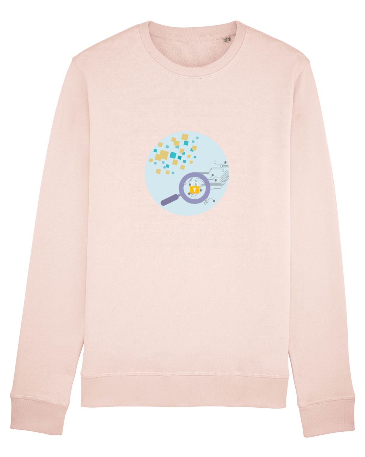 Bluză mânecă lungă Unisex Rise Candy Pink