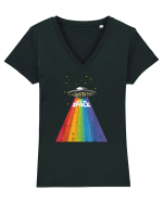 Give Me Space Tricou mânecă scurtă guler V Damă Evoker