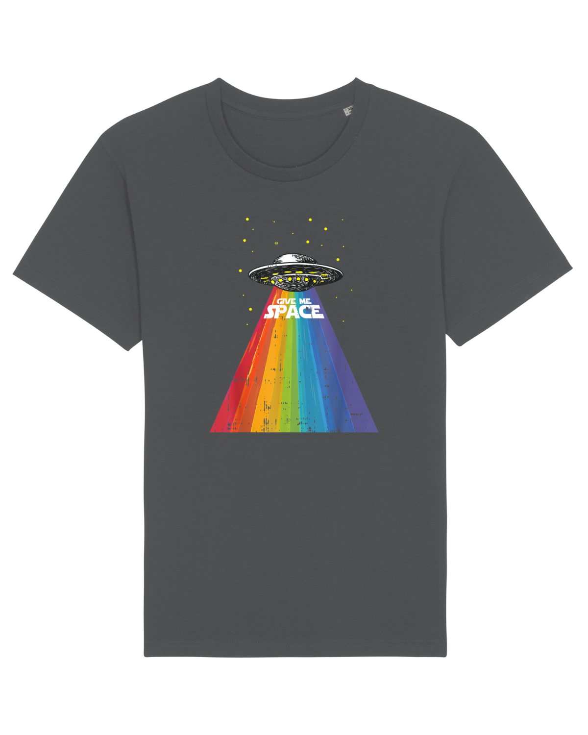 Tricou mânecă scurtă Unisex Rocker Anthracite