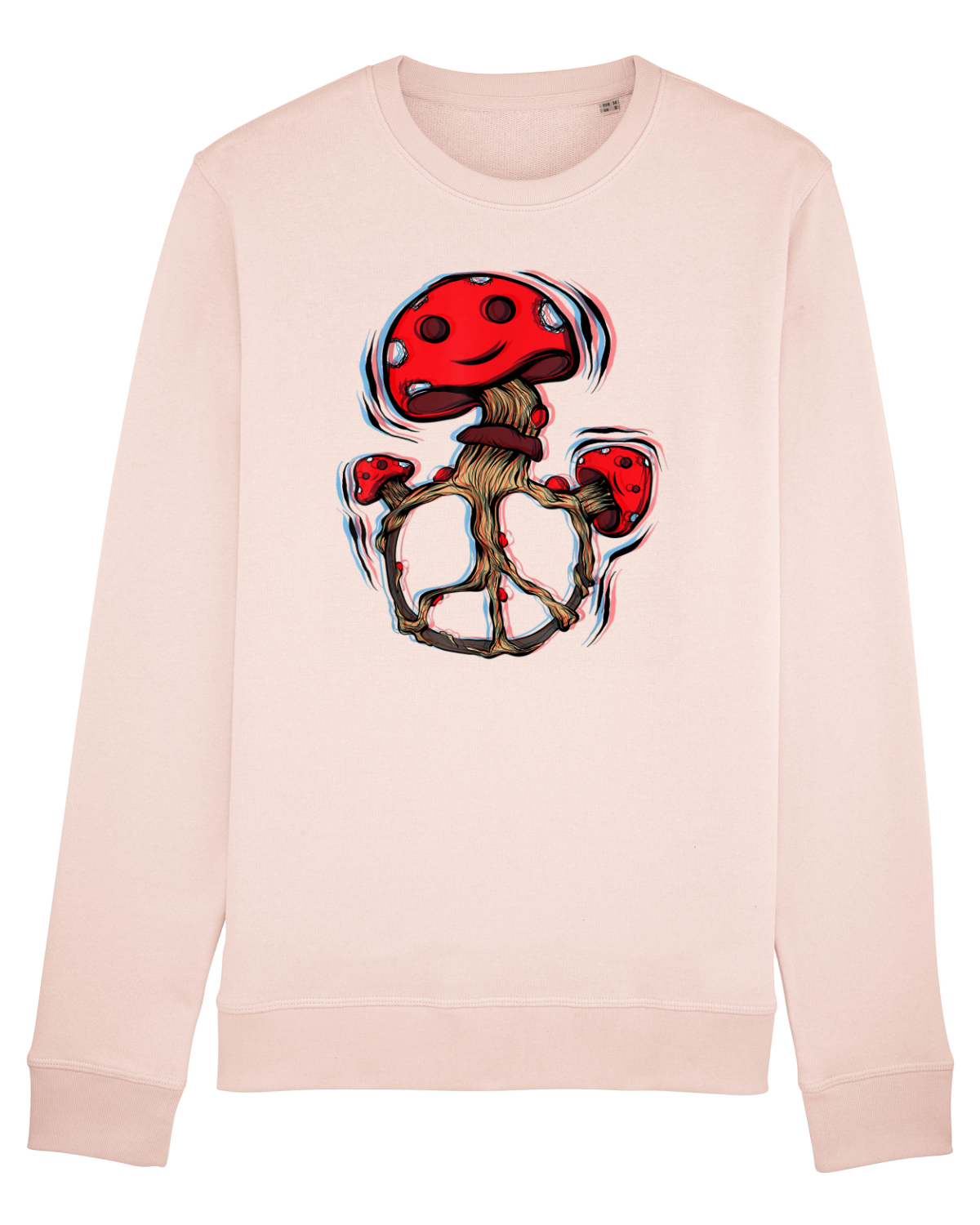 Bluză mânecă lungă Unisex Rise Candy Pink