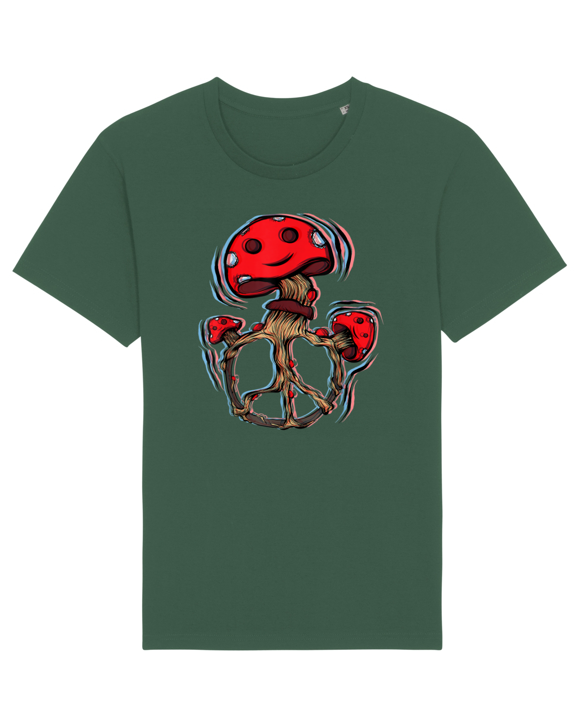 Tricou mânecă scurtă Unisex Rocker Bottle Green