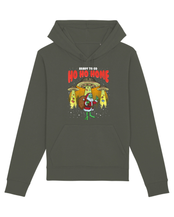 Santa Alien Funny Mos Craciun Khaki