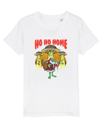 Santa Alien Funny Mos Craciun White