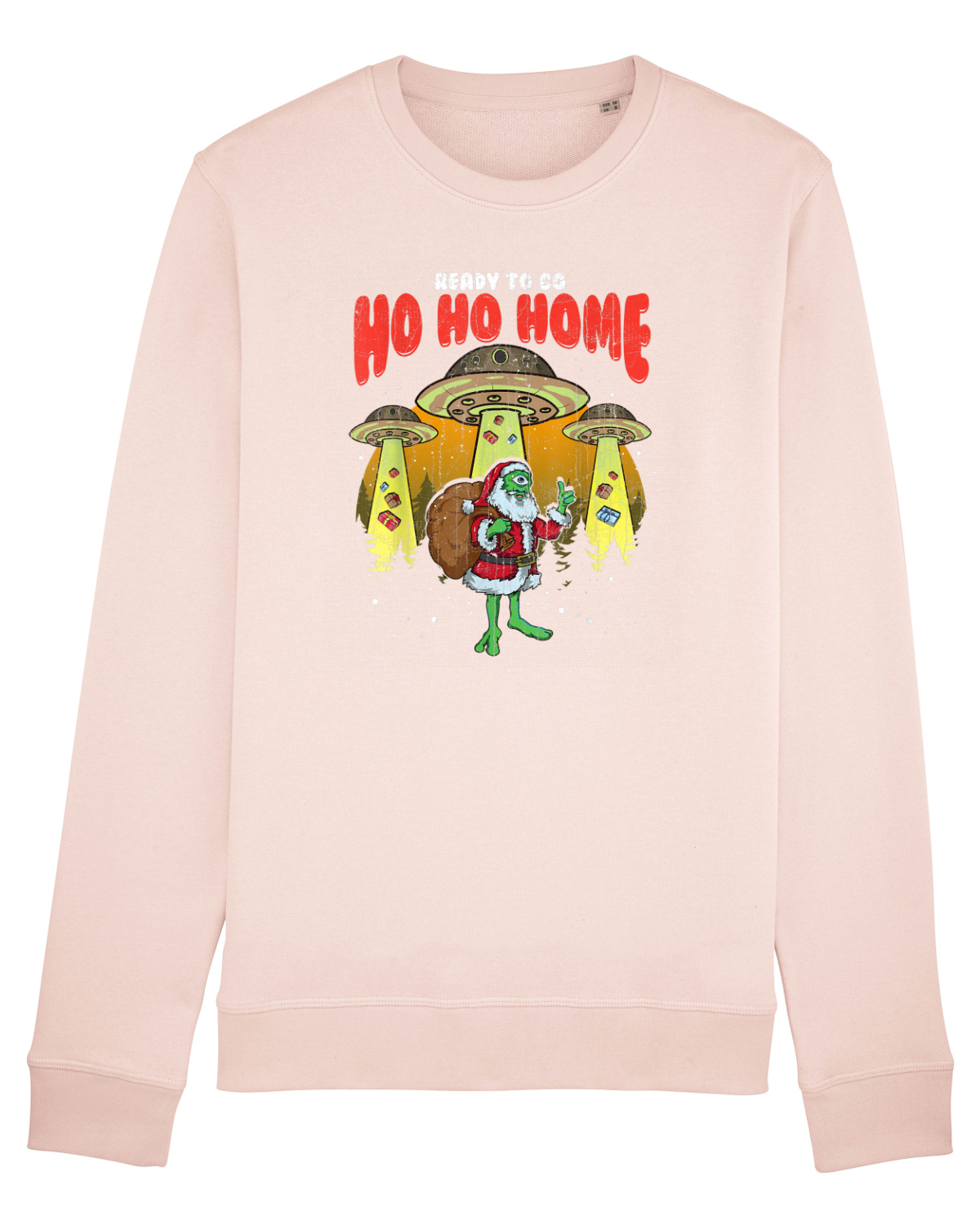 Bluză mânecă lungă Unisex Rise Candy Pink