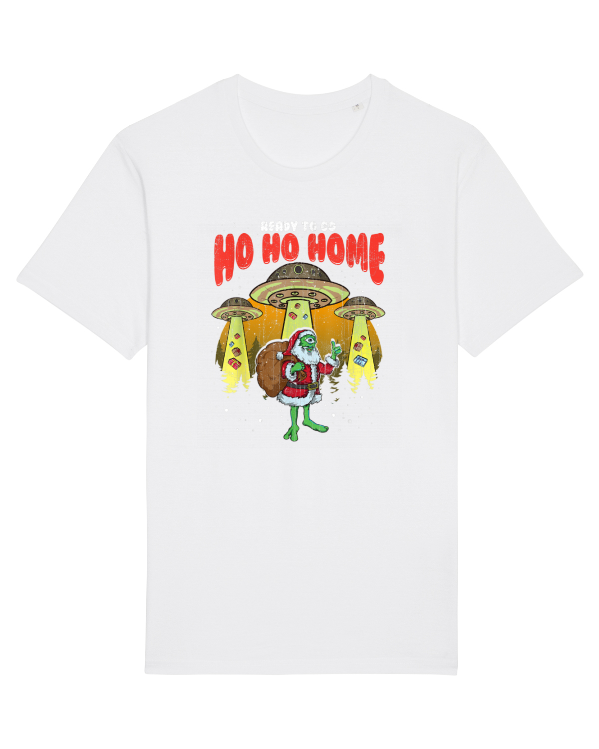 Tricou mânecă scurtă Unisex Rocker White