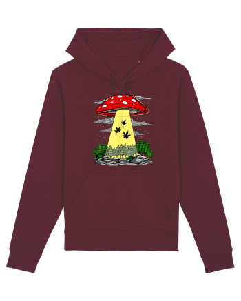 Abduction Magic Mushrooms Burgundy