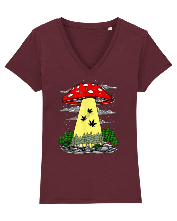 Abduction Magic Mushrooms Burgundy