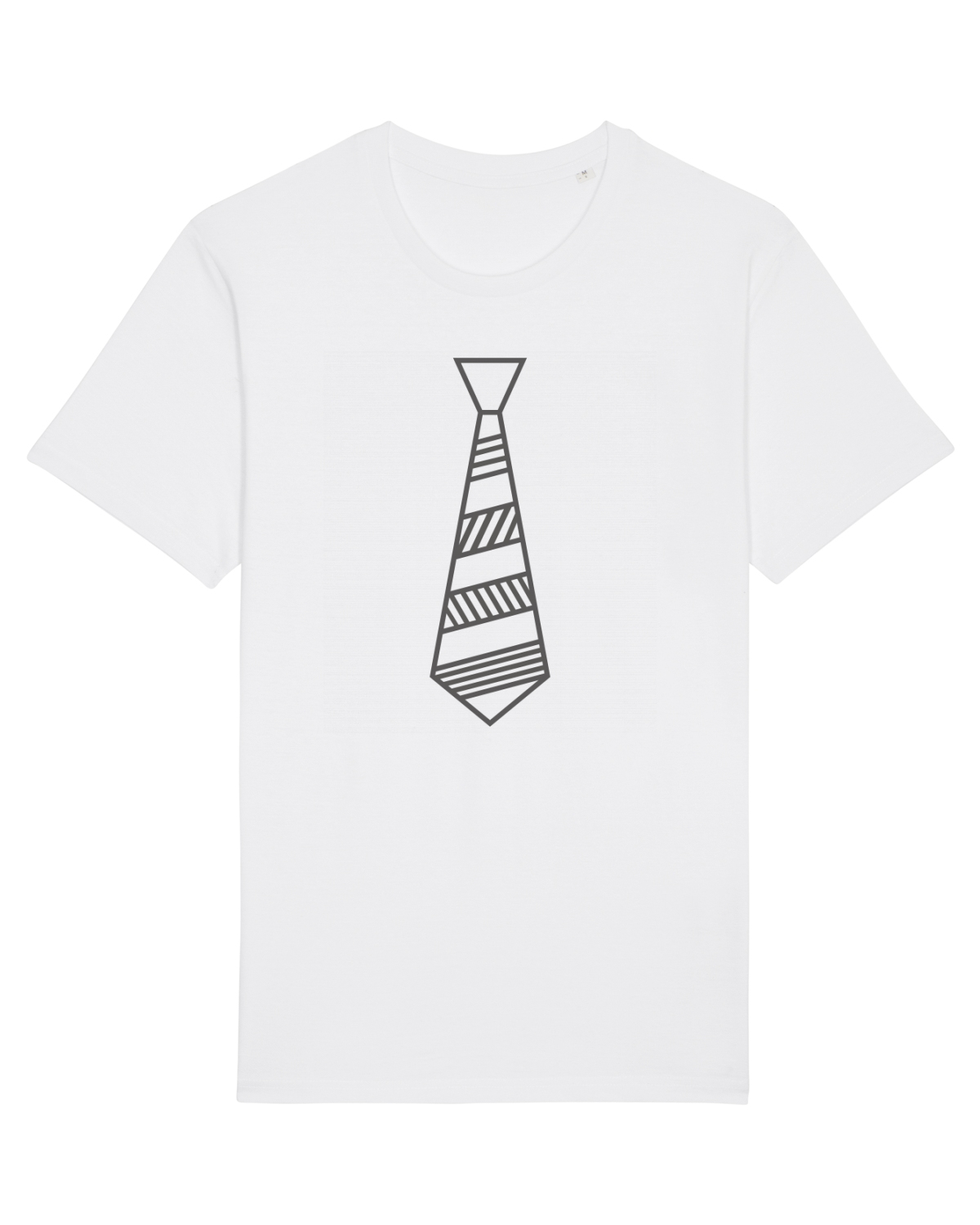 Tricou mânecă scurtă Unisex Rocker White