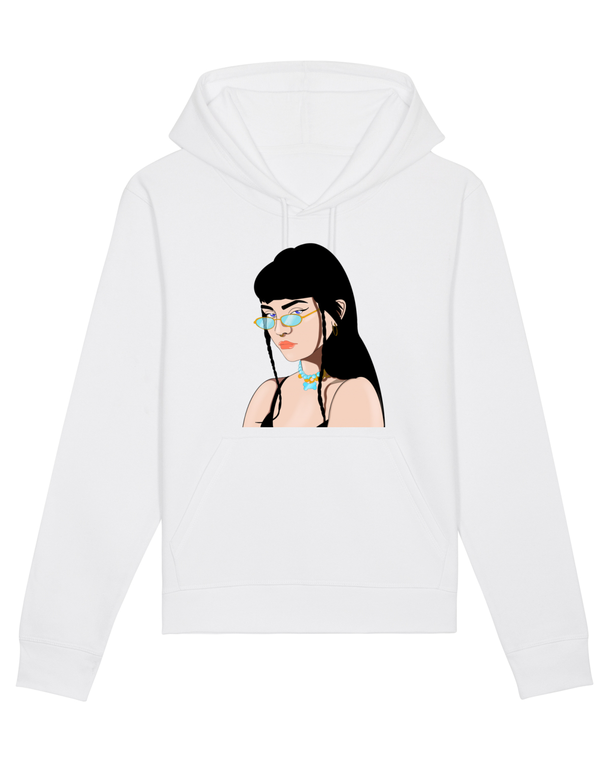 Hanorac Unisex Drummer White