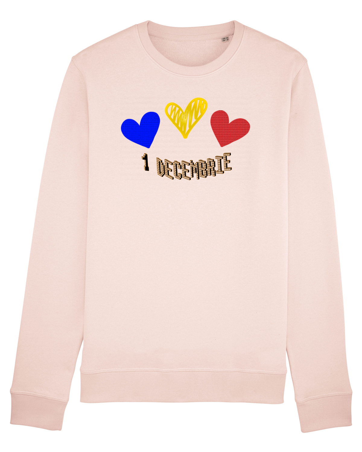 Bluză mânecă lungă Unisex Rise Candy Pink