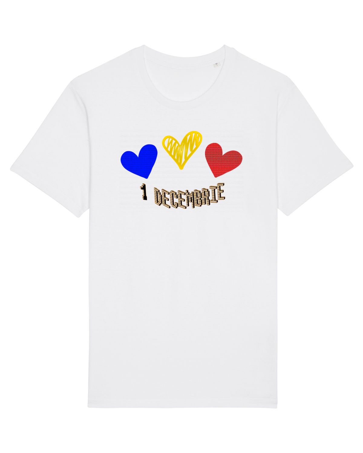 Tricou mânecă scurtă Unisex Rocker White