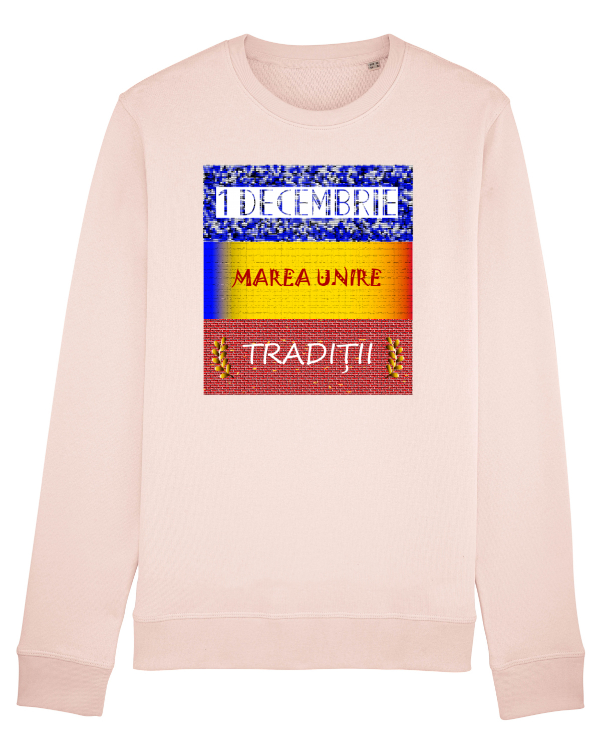 Bluză mânecă lungă Unisex Rise Candy Pink