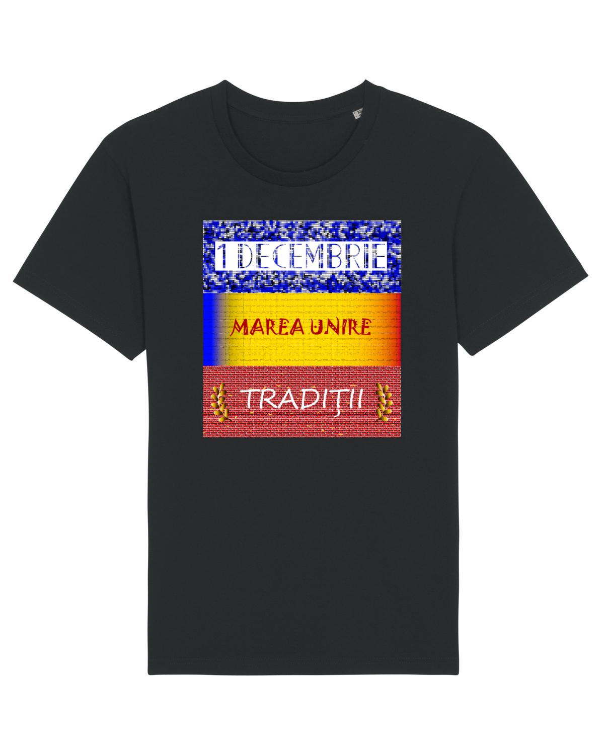 Tricou mânecă scurtă Unisex Rocker Black