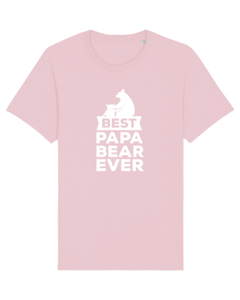 Best Papa Bear Cotton Pink