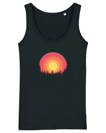 Forest Sunset Black