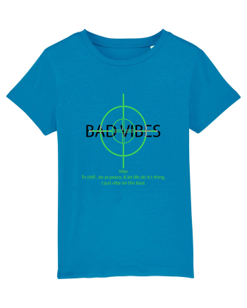BAD VIBES TEE 21 Azur