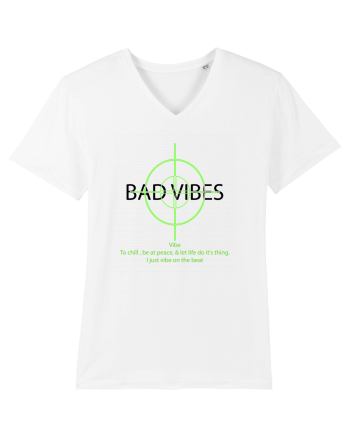 BAD VIBES TEE 21 White