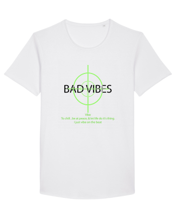 BAD VIBES TEE 21 White