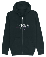 TEEN ANGELS TEE 21 Hanorac cu fermoar Unisex Connector