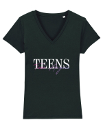 TEEN ANGELS TEE 21 Tricou mânecă scurtă guler V Damă Evoker
