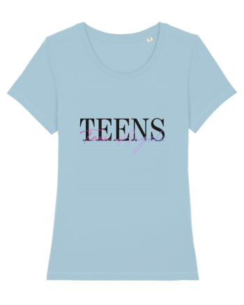 TEEN ANGELS TEE 21 Sky Blue