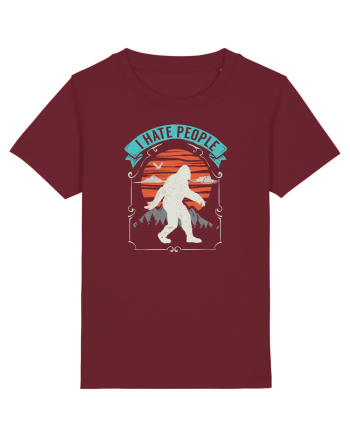 BIGFOOT I Hate People Burgundy