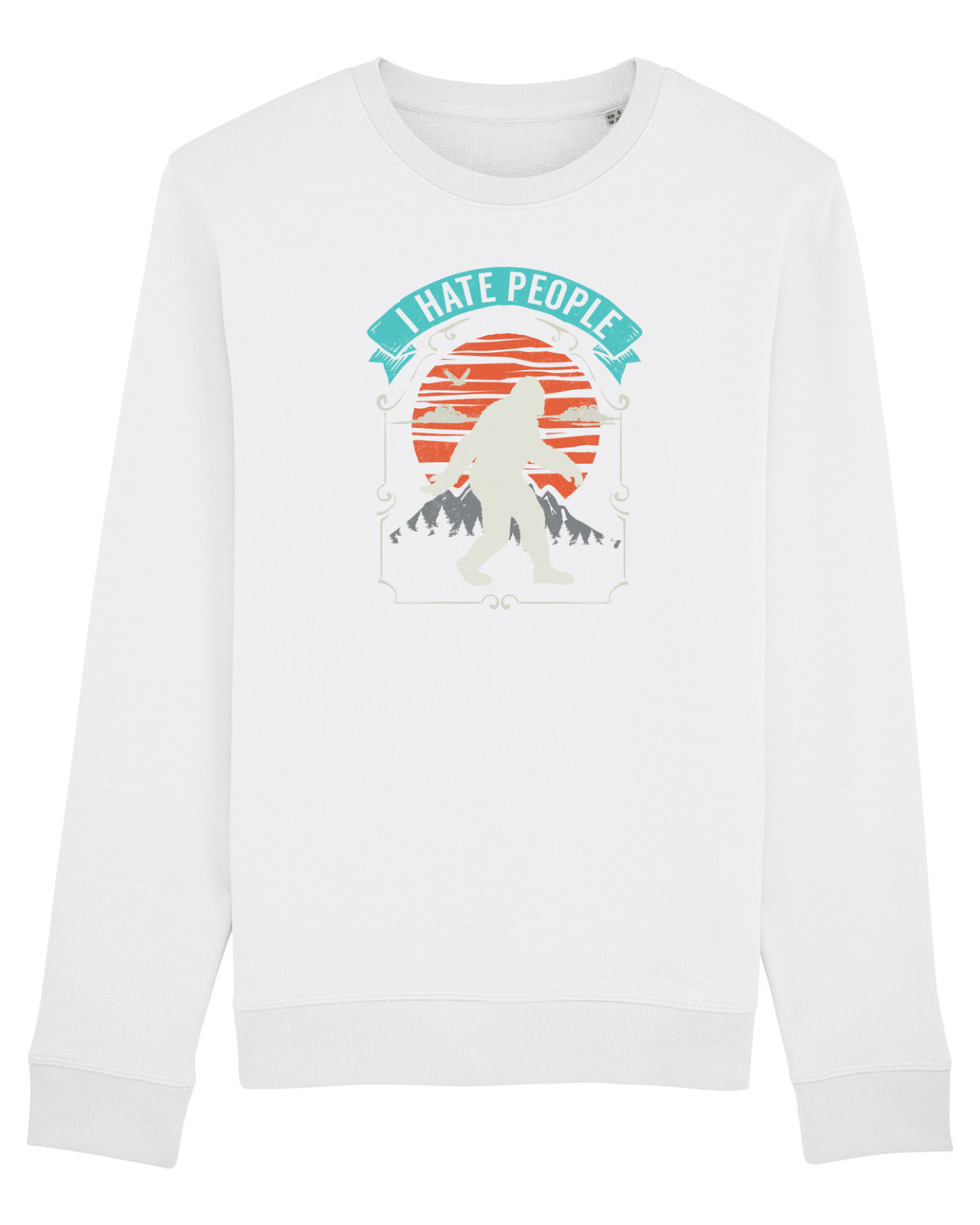 Bluză mânecă lungă Unisex Rise White