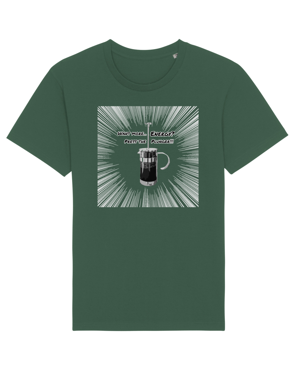 Tricou mânecă scurtă Unisex Rocker Bottle Green