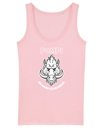 Pompi White Cotton Pink