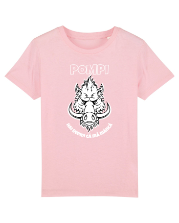 Pompi White Cotton Pink