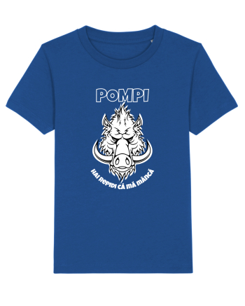 Pompi White Majorelle Blue