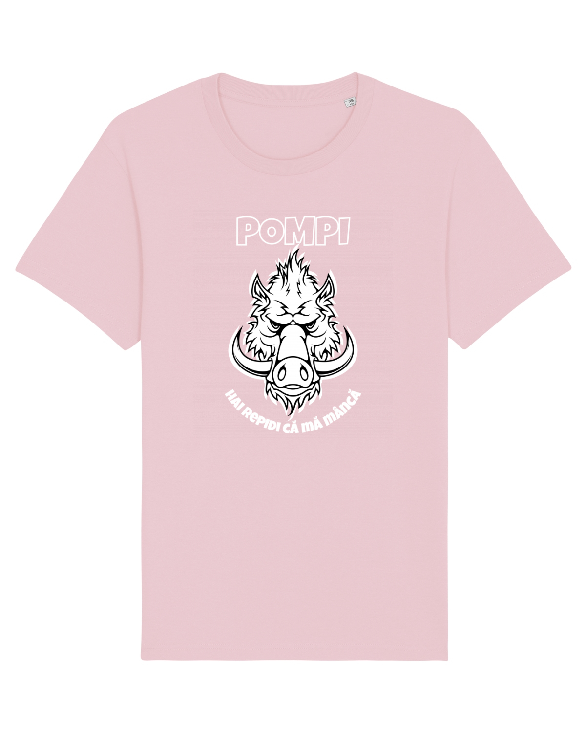 Tricou mânecă scurtă Unisex Rocker Cotton Pink