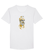 Cap de Dac 1. Tricou mânecă scurtă guler larg Bărbat Skater
