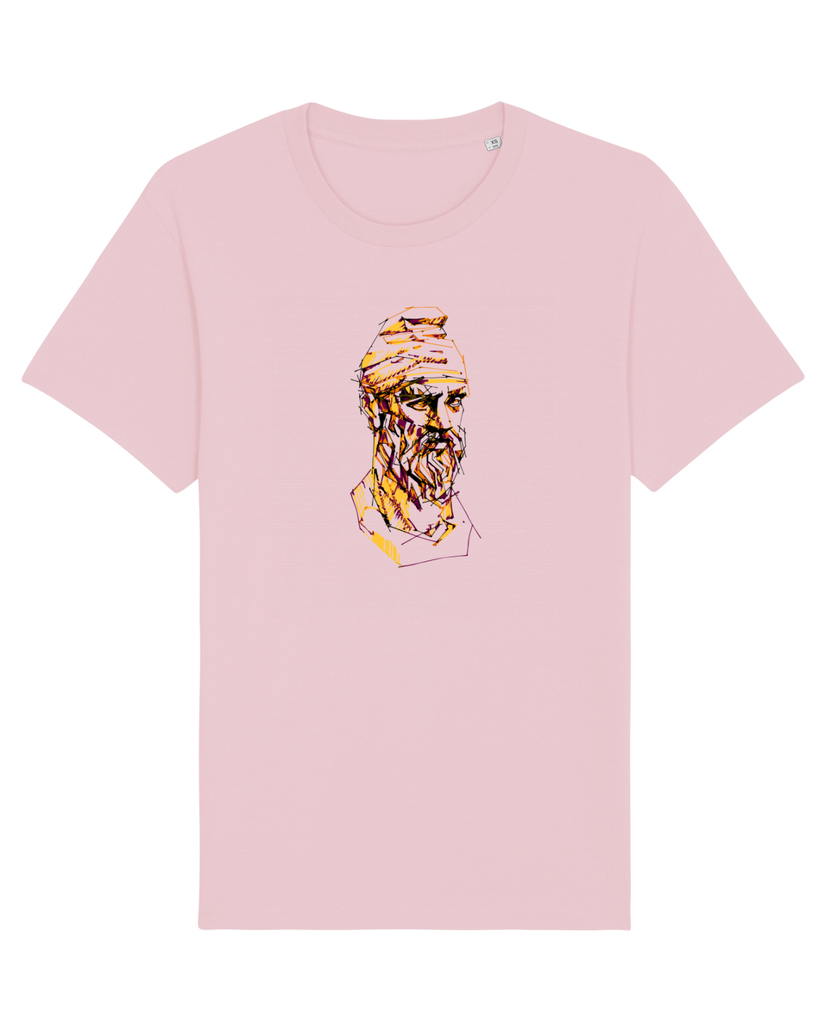 Tricou mânecă scurtă Unisex Rocker Cotton Pink