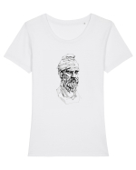 Cap de Dac 3. Tricou mânecă scurtă guler larg fitted Damă Expresser
