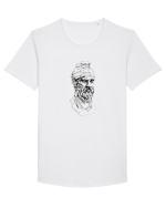 Cap de Dac 3. Tricou mânecă scurtă guler larg Bărbat Skater