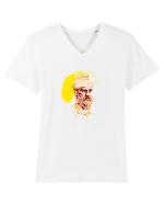 Cap de Dac 4. Tricou mânecă scurtă guler V Bărbat Presenter