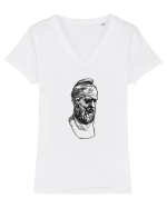 Cap de Dac 5. Tricou mânecă scurtă guler V Damă Evoker