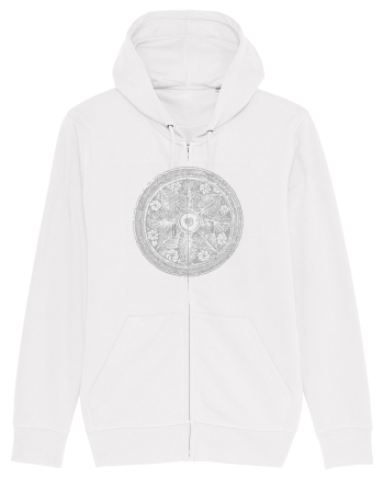 Ornament dacic. White