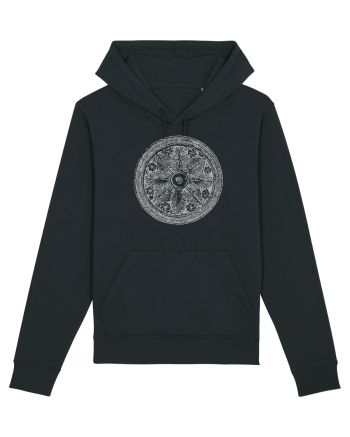 Ornament dacic. Black