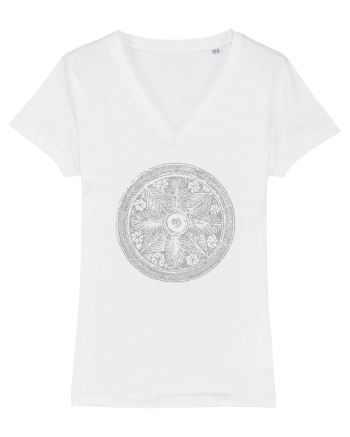 Ornament dacic. White