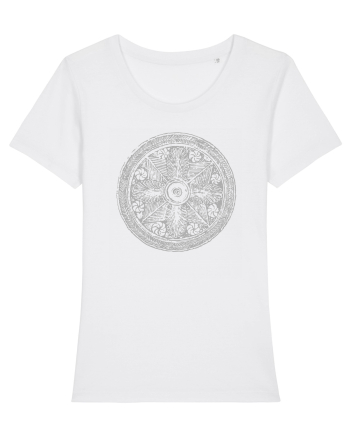 Ornament dacic. White