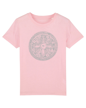 Ornament dacic. Cotton Pink